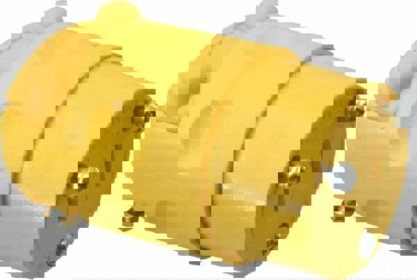 Straight Blade Connector: Commercial, 1-15R, 125VAC, Yellow