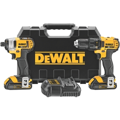 20V MAX LI-ION COMPACT DRILL & IMPACT COMBO KIT
