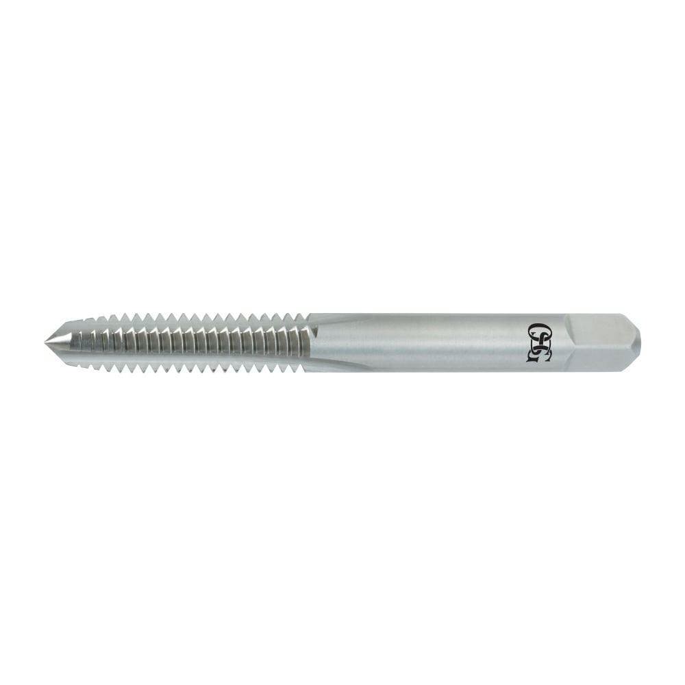 Straight Flute Tap: 1/4-20 UNC, 3 Flute, Plug Chamfer, High-Speed Steel, Bright/Uncoated Finish