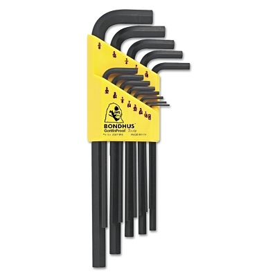 13-PC HEX L-WRENCH SETLONG .050-3