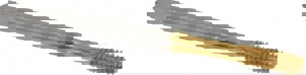 Thread Forming Tap: #8-32 UNC, 2B Class of Fit, Bottoming Chamfer, High-Speed Steel, Titanium Nitride Finish