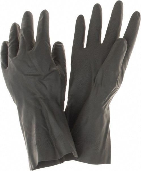 Chemical Resistant Gloves: AlphaTEC 29-865, 17.00 mil, Neoprene-Coated, Neoprene, Unsupported