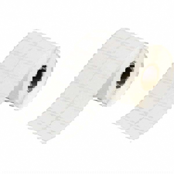 Label Maker Label: White, Polypropylene, 1-1/2