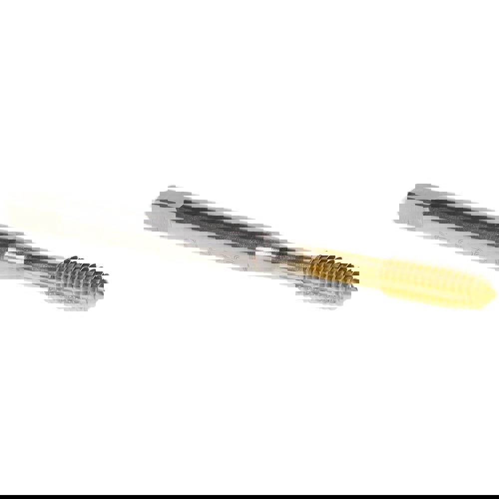 Thread Forming Tap: #8-32 UNC, Plug, Powdered Metal High Speed Steel, TiN Coated