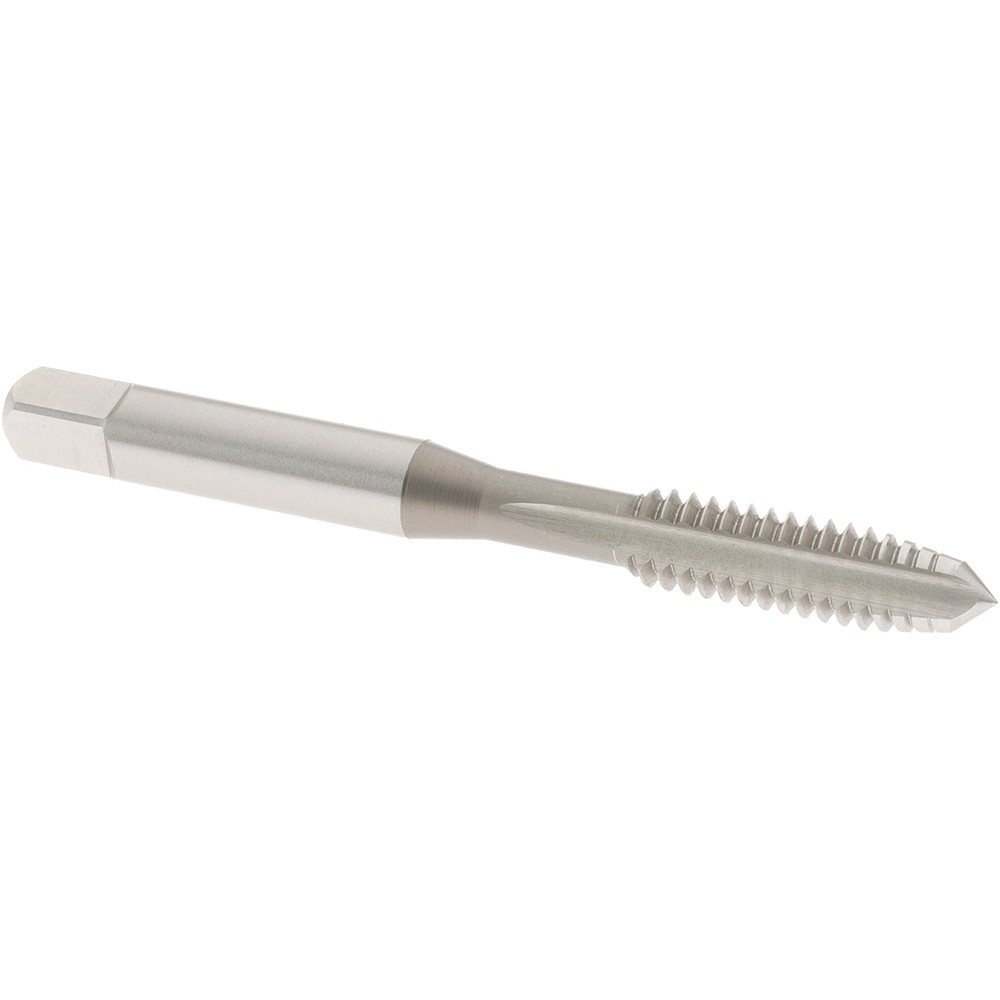 Straight Flute Tap: 1/4-20 UNC, 3 Flute, Plug Chamfer, 3B Class of Fit, High-Speed Steel, Bright/Uncoated Finish
