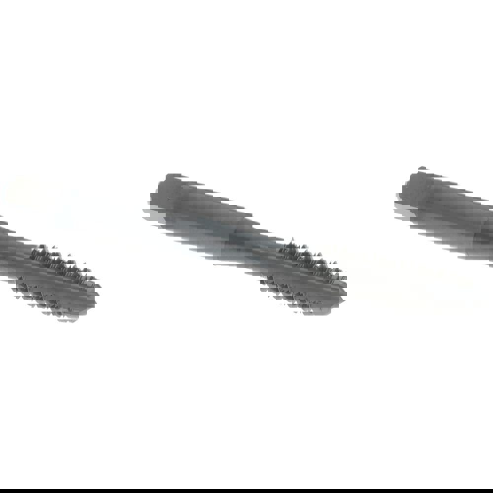 Straight Flute Tap: 1/4-20 UNC, 3 Flute, Plug Chamfer, 3B Class of Fit, High-Speed Steel, Oxide Finish