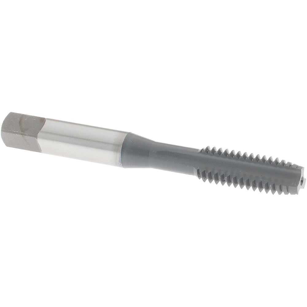 Straight Flute Tap: 5/16-18 UNC, 3 Flute, Plug Chamfer, 3B Class of Fit, High-Speed Steel
