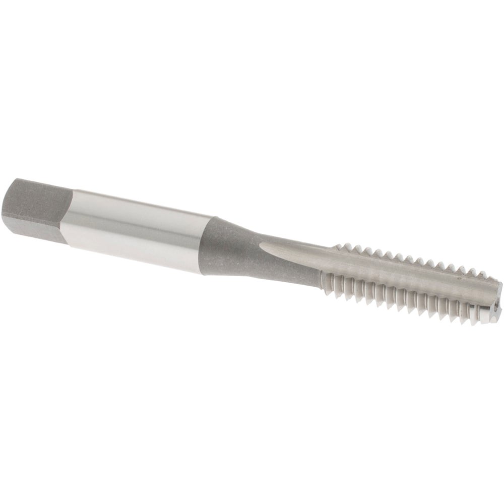 Straight Flute Tap: 5/16-18 UNC, 3 Flute, Bottoming Chamfer, 3B Class of Fit, High-Speed Steel, Bright/Uncoated Finish