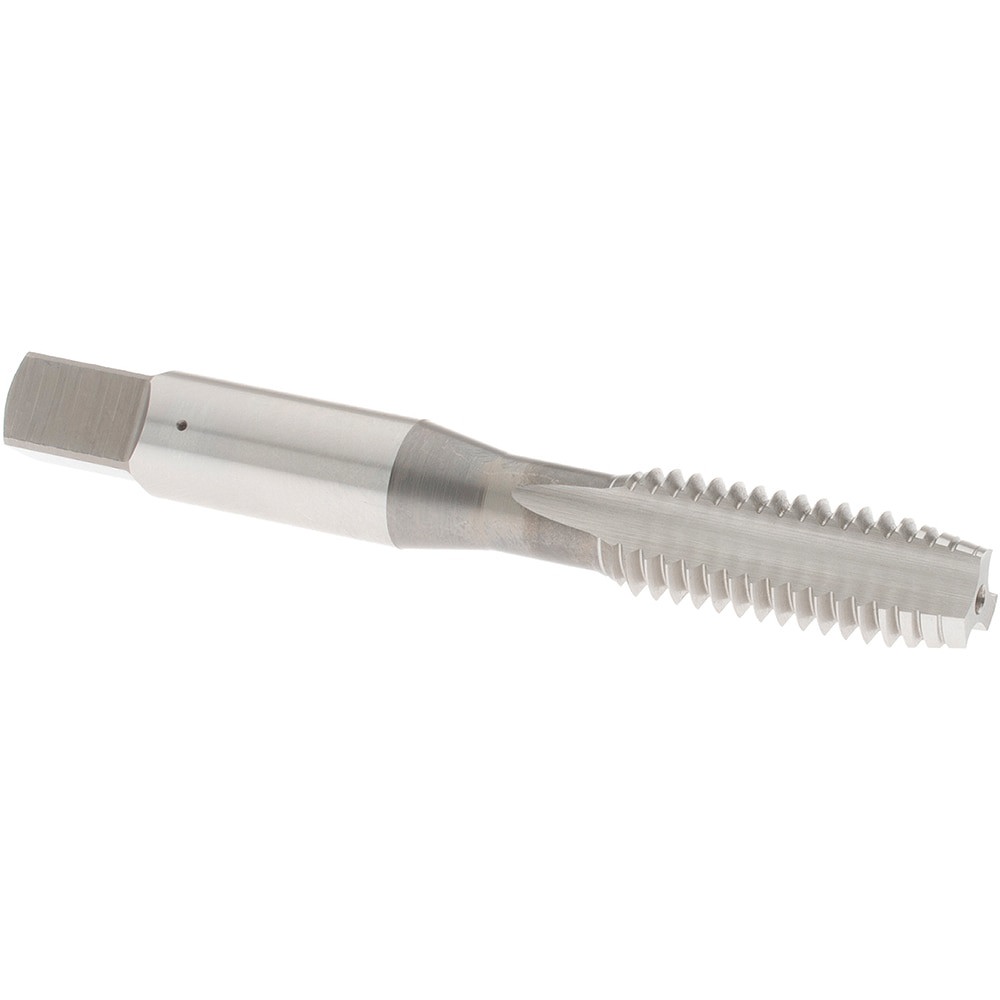 Straight Flute Tap: 3/8-16 UNC, 3 Flute, Plug Chamfer, 3B Class of Fit, High-Speed Steel, Bright/Uncoated Finish