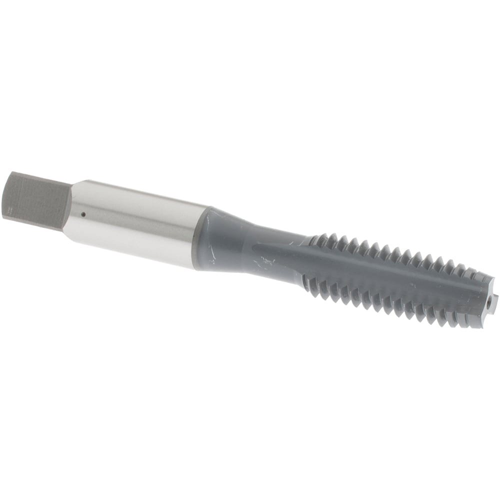 Straight Flute Tap: 3/8-16 UNC, 3 Flute, Plug Chamfer, 3B Class of Fit, High-Speed Steel