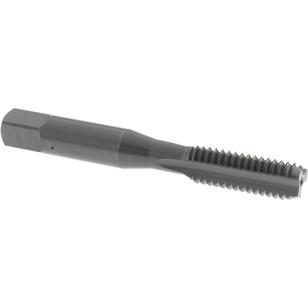 Straight Flute Tap: 3/8-16 UNC, 3 Flutes, Bottoming, 3B Class of Fit, High Speed Steel, Oxide Coated
