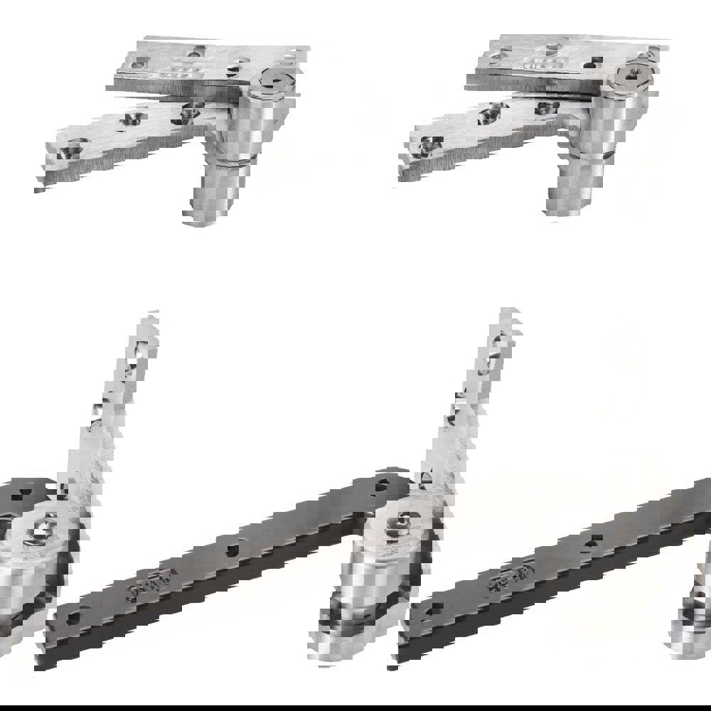 Pivot Hinges; Type: Pivots ; Hand: Left Hand ; Leaf Height: 2-3/4 (Inch); Length (Inch): 7-1/4 ; Width (Inch): 7-1/4 ; Material: Metal