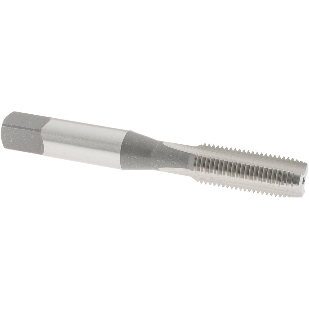Straight Flute Tap: 3/8-24 UNF, 3 Flute, Plug Chamfer, 3B Class of Fit, High-Speed Steel, Bright/Uncoated Finish
