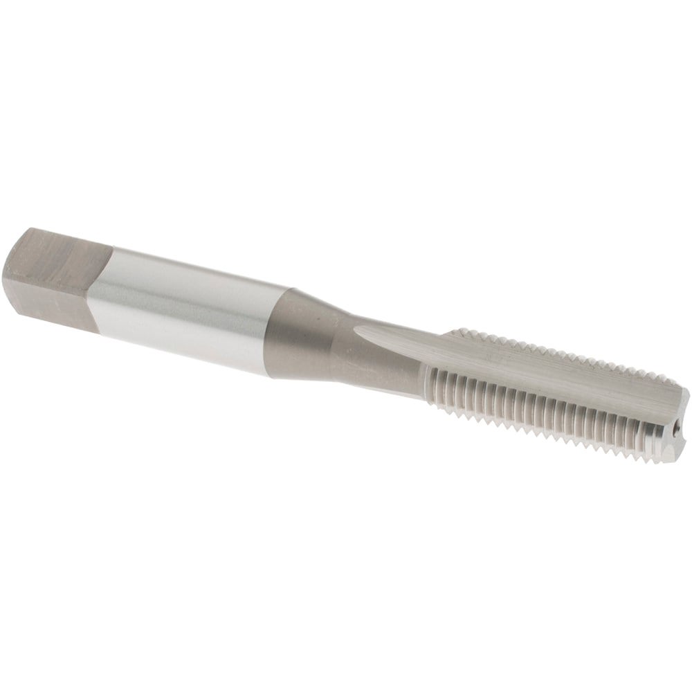Straight Flute Tap: 3/8-24 UNF, 3 Flute, Bottoming Chamfer, 3B Class of Fit, High-Speed Steel, Bright/Uncoated Finish