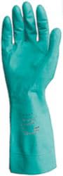 Chemical Resistant Gloves: AlphaTEC 37-165, Size Medium, 22.00 mil, Nitrile-Coated, Nitrile, Unsupported