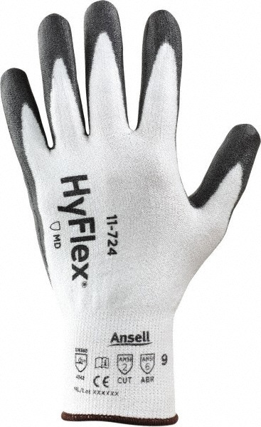Series 11-724 Puncture-Resistant Gloves: Size Small, ANSI Cut N/A, Polyurethane, Series 11-724