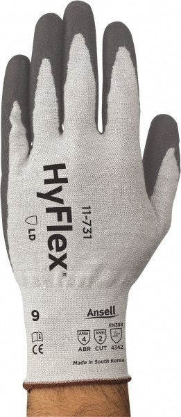 Series 11-731 Puncture-Resistant Gloves: Size Large, ANSI Cut N/A, Polyurethane, Series 11-731