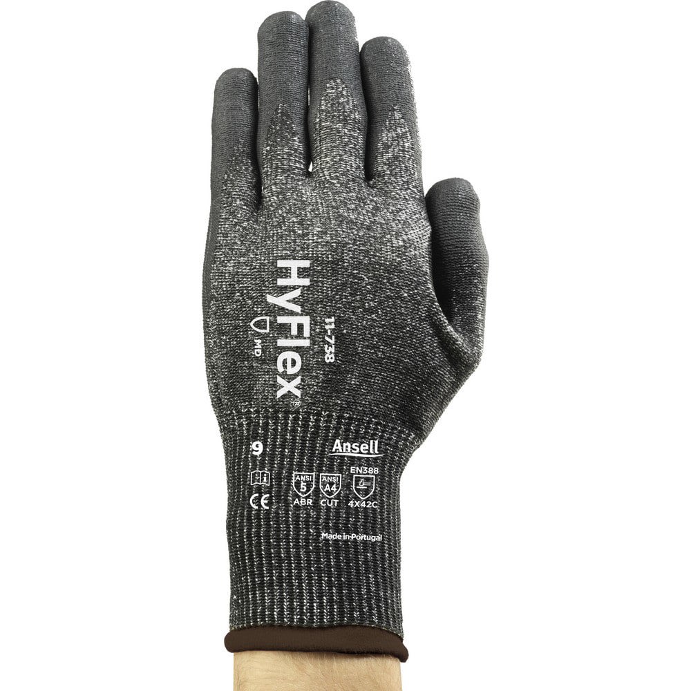 Series 11-738 Cut, Puncture & Abrasive-Resistant Gloves: Size 2XL, ANSI Cut A4, ANSI Puncture 0, Nitrile & Polyurethane, Nylon