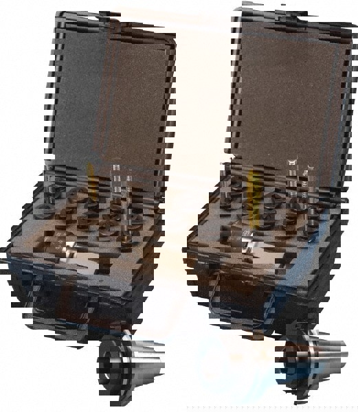 11 Piece, 3/4 Inch Shank Diameter, Rigid, Tapping Chuck Set