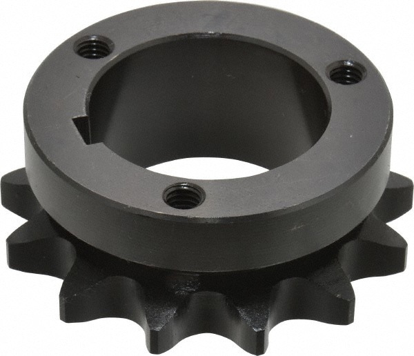 Bushed Roller Chain Sprocket: 13 Teeth, 3/4