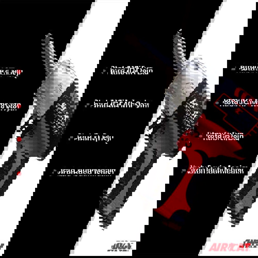 Air Impact Wrenches & Ratchets; Drive Size: 1/2 ; Handle Type: Pistol Grip ; Torque (Ft/Lb): 950.00 ; Air Consumption (CFM): 9.00 ; Air Pressure (psi): 90.00 ; Inlet Size (Inch): 1/4