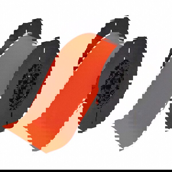 Label Maker Label: Orange, Plastic, 1 Roll