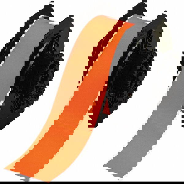 Label Maker Label: Orange, Plastic, 1 Roll