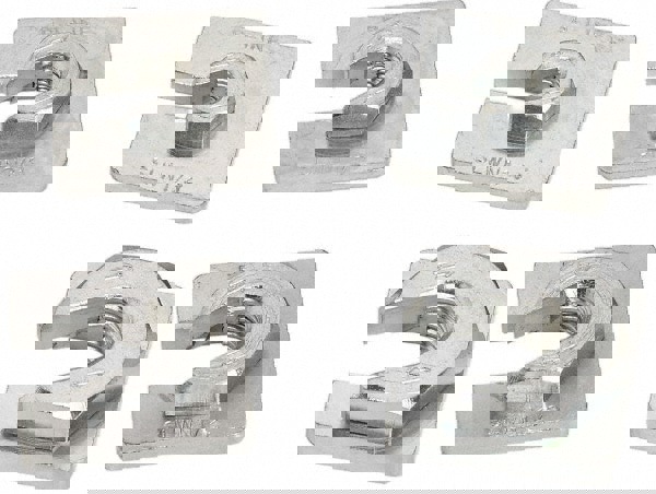 Strut Channel Slip On Square Washer/Lock Nut: Use with Cooper B-Line - Channel/Strut (All Sizes Except B62 & B72), 5/8-11 Bolt