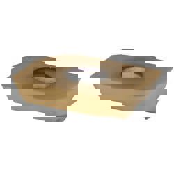 Milling Insert: LFEW220416ERLN, KC725M, Solid Carbide