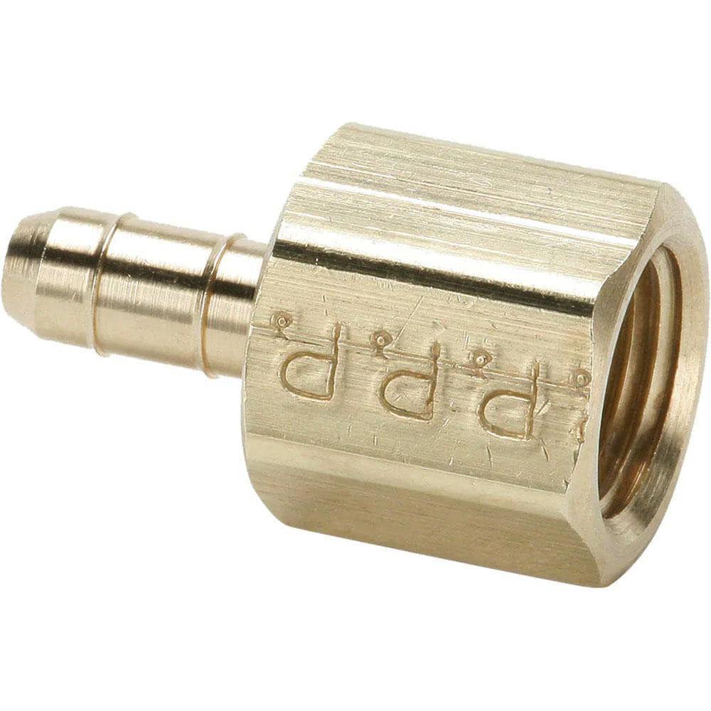Barbed Tube Female Connector: 1/8-27