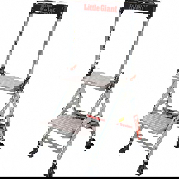 2-Step Aluminum Step Ladder: Type IAA, 2' High