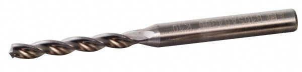Jobber Length Drill Bit: 8.80 mm (0.3465) Dia, 130 deg, Solid Carbide