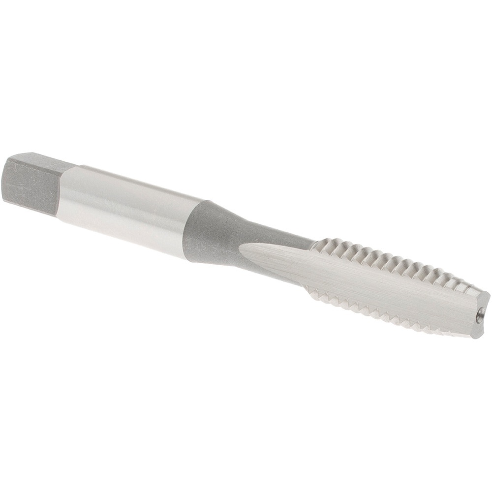 Straight Flute Tap: 5/16-18 UNC, 2 Flute, Plug Chamfer, 3B Class of Fit, High-Speed Steel, Bright/Uncoated Finish