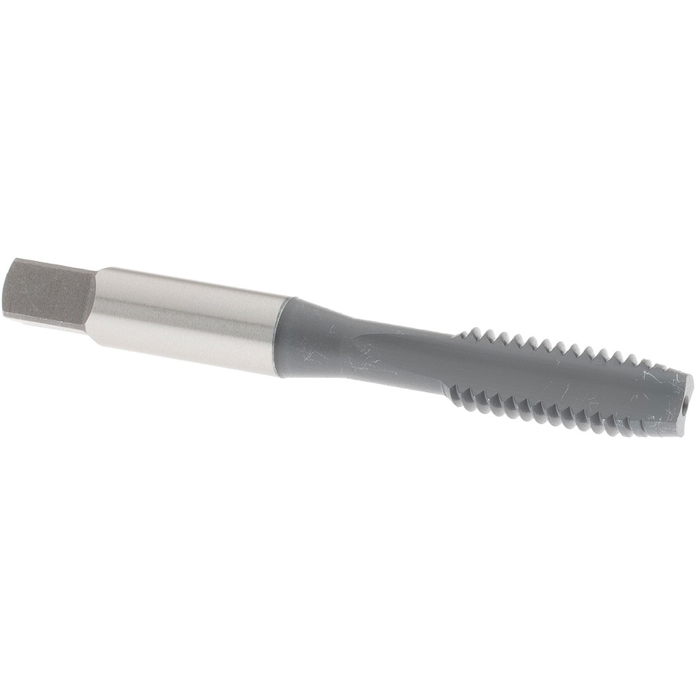 Straight Flute Tap: 5/16-18 UNC, 2 Flute, Plug Chamfer, 3B Class of Fit, High-Speed Steel