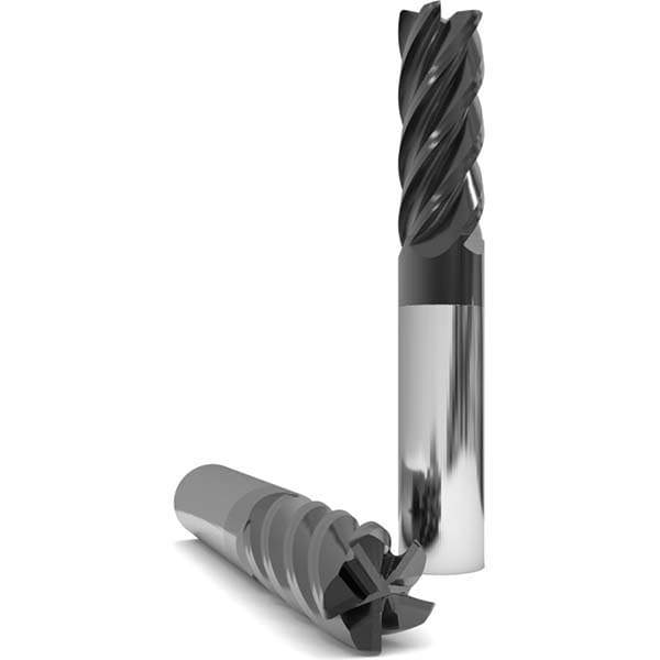 Square End Mill: 1'' Dia, 1-1/2'' LOC, 1'' Shank Dia, 4'' OAL, 5 Flutes, Solid Carbide