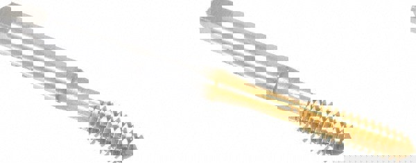 Thread Forming Tap: #10-24 UNC, Plug, Powdered Metal High Speed Steel, TiN Coated