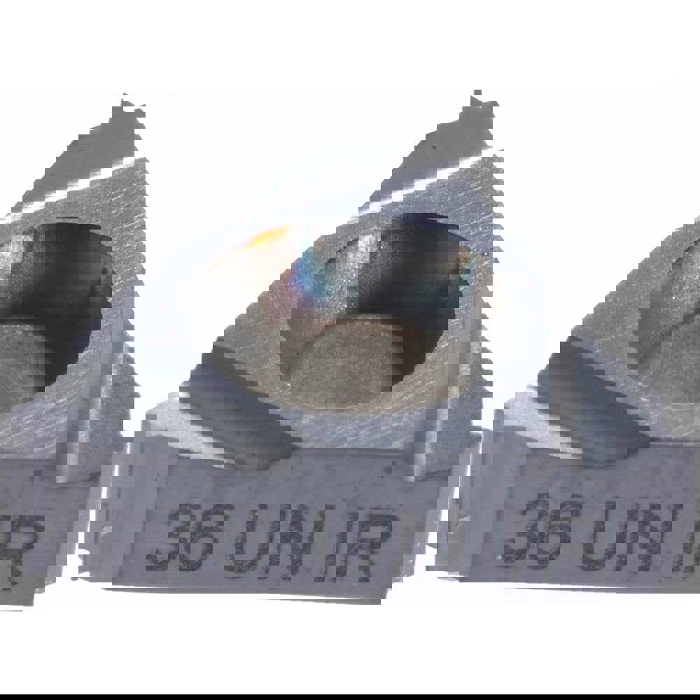 Laydown Threading Insert: 11 IR 36 UN BMA, Solid Carbide