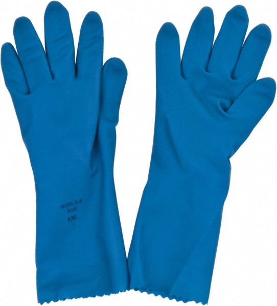 Series 88-356 Chemical Resistant Gloves: Size Small, 17.00 Thick, Latex, Latex, Unsupported,