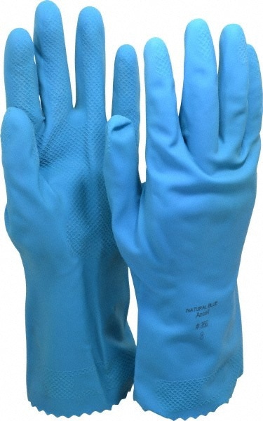 Series 88-356 Chemical Resistant Gloves: Size Medium, 17.00 Thick, Latex, Latex, Unsupported,