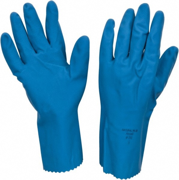 Series 88-356 Chemical Resistant Gloves: Size Large, 17.00 Thick, Latex, Latex, Unsupported,