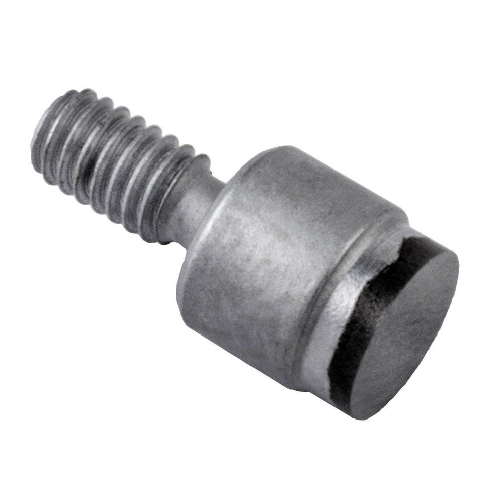Test Indicator Contact Points; Style: Flat ; Ball Diameter (mm): 4.30 ; Ball Diameter (Decimal Inch): 0.1600 ; Contact Point Length (Decimal Inch): 0.19 ; Contact Point Length (mm): 5 ; Tip Diameter (mm): 5.200