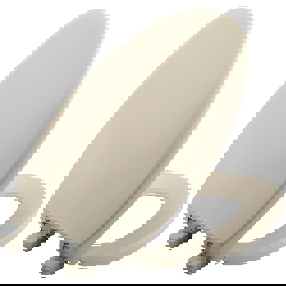 Toilet Seats; Type: Standard; Closed ; Style: Elongated ; Material: Plastic ; Color: Almond ; Outside Width: 14.000in (Inch); Inside Width: 8.1250in (Inch)
