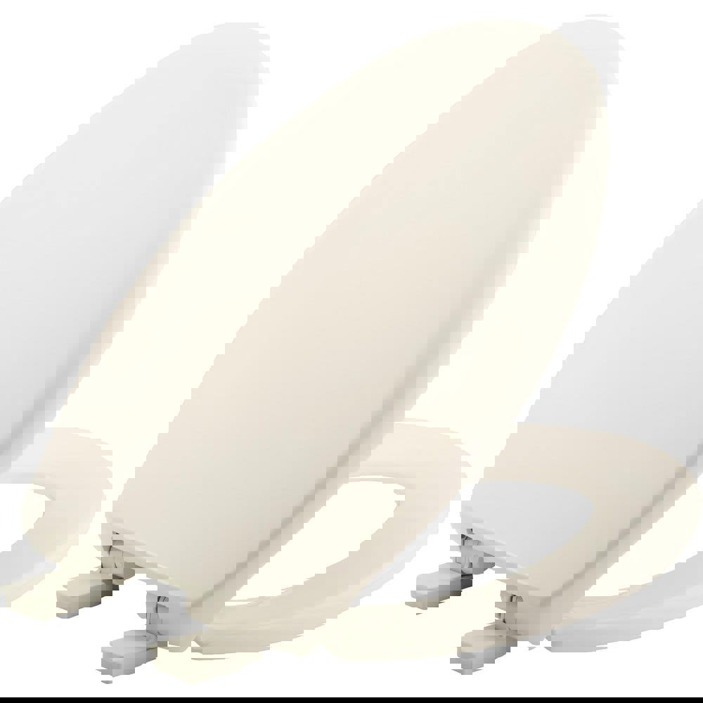 Toilet Seats; Type: Standard; Closed ; Style: Elongated ; Material: Plastic ; Color: Biscuit ; Outside Width: 14.000in (Inch); Inside Width: 8.1250in (Inch)