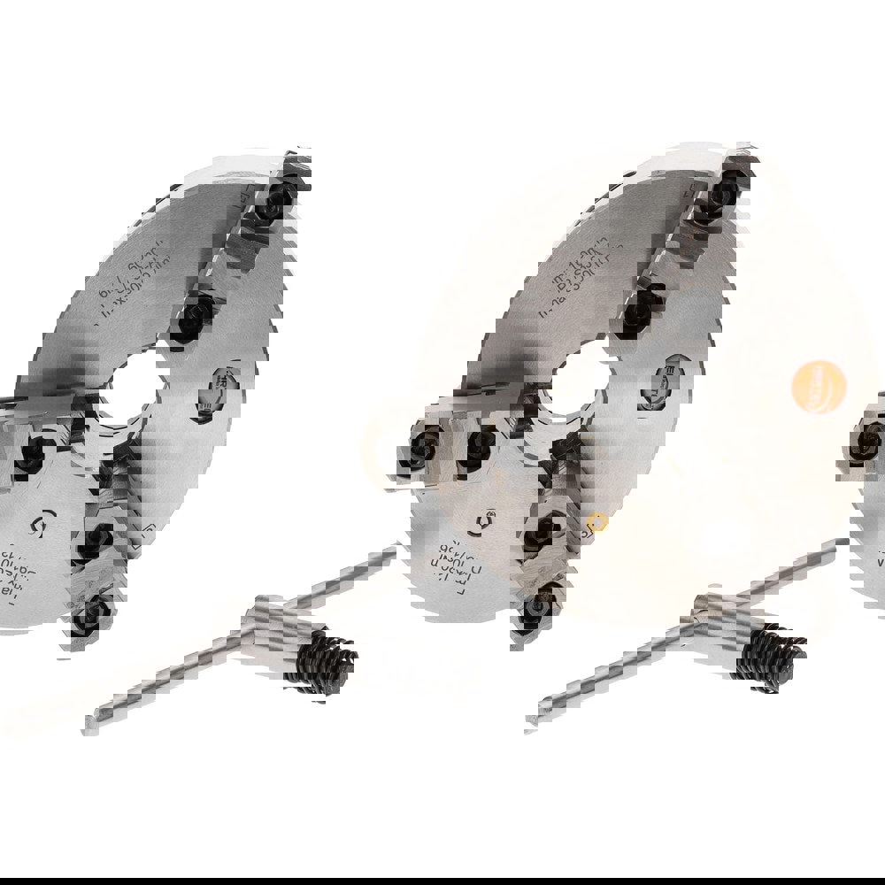 Self-Centering Manual Lathe Chuck: 3-Jaw, 6