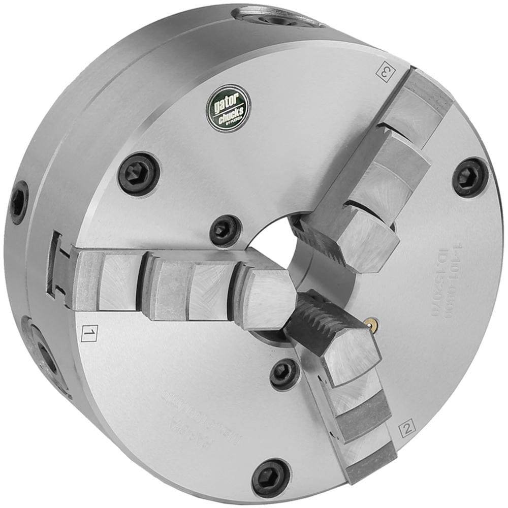 Manual Lathe Chuck: 3 Jaws, 8