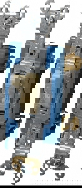 1 Pole, 120 to 277 VAC, 15 Amp, Industrial Grade Toggle Wall Switch