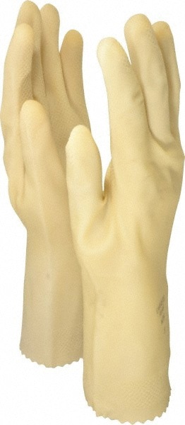 Series 88-394 Chemical Resistant Gloves: Size Medium, 20.00 Thick, Latex, Unsupported,