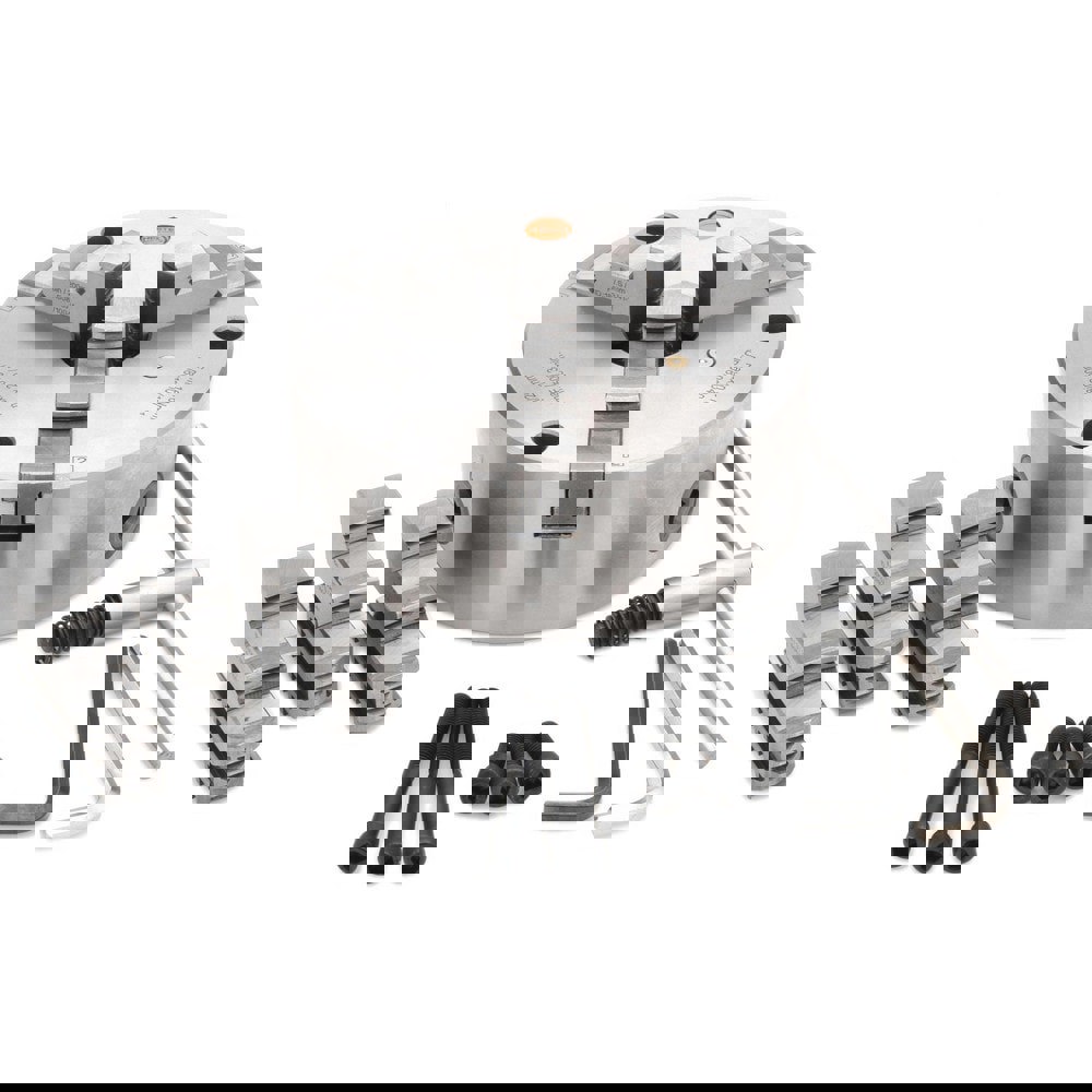 Manual Lathe Chuck: 3 Jaws, 8