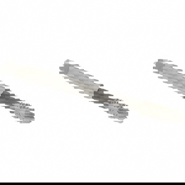 Spiral Point Tap: #8-32 UNC, 2 Flutes, Plug Chamfer, HSS, Bright/Uncoated Coated