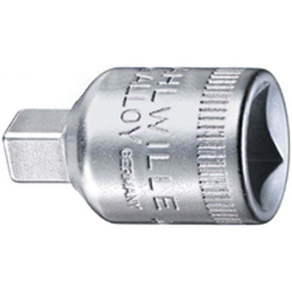 Socket Adapters & Universal Joints; Adapter Type: Convertor ; Male Size: 1/4 in ; Female Size: 3/8 ; Male Drive Style: Square ; Overall Length (Inch): 1-1/8in ; Female Drive Style: Square